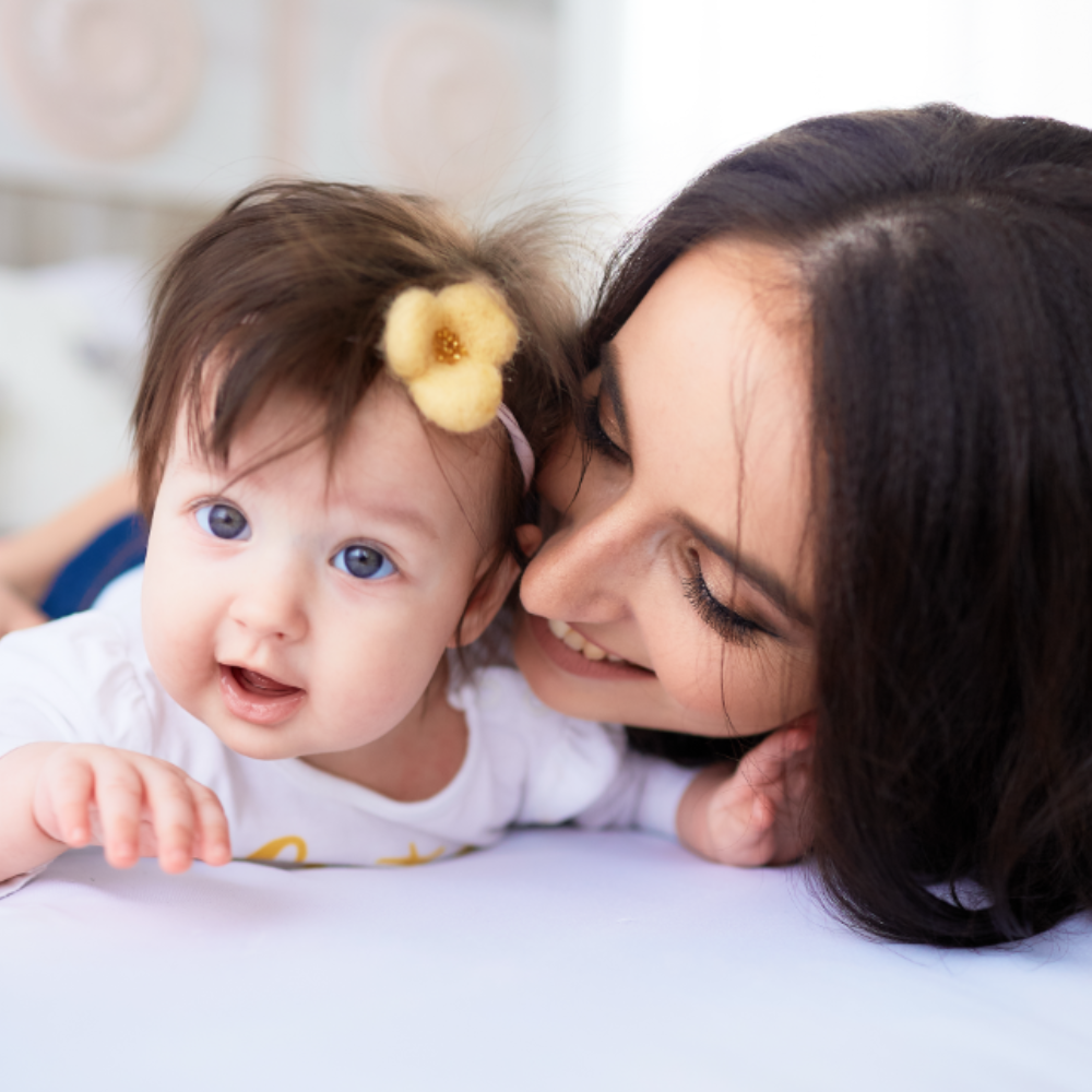 mother with daughter